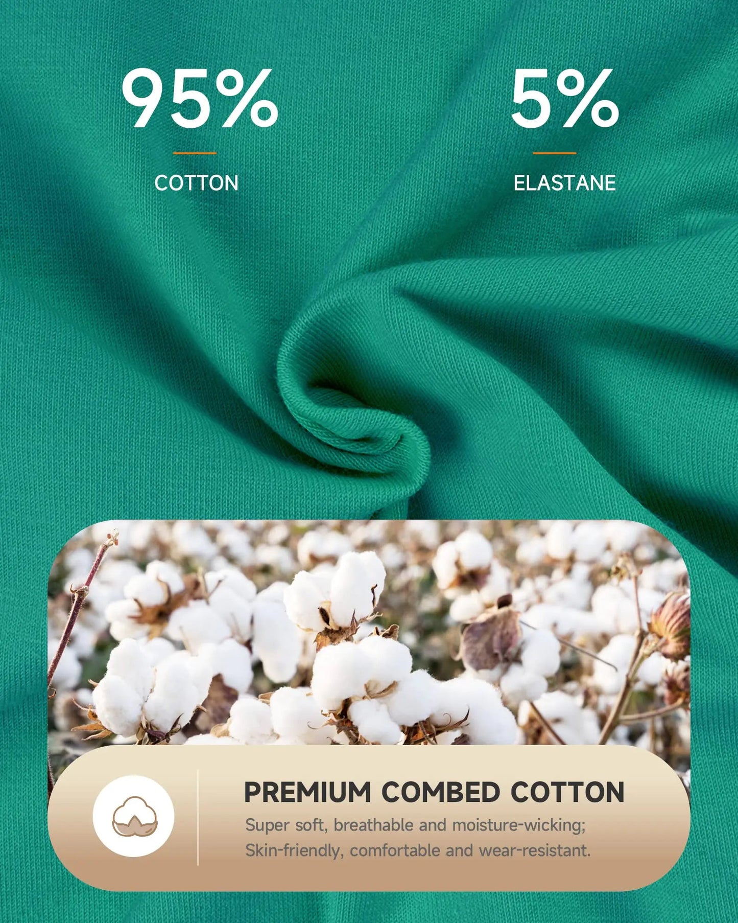 PULIOU Period Underwear for Women Heavy Flow High Waisted Menstrual Panties Teens Cotton Postpartum Hipster 3 Pack Black Darkblue Winered Darkgreen Medium - KB General Store