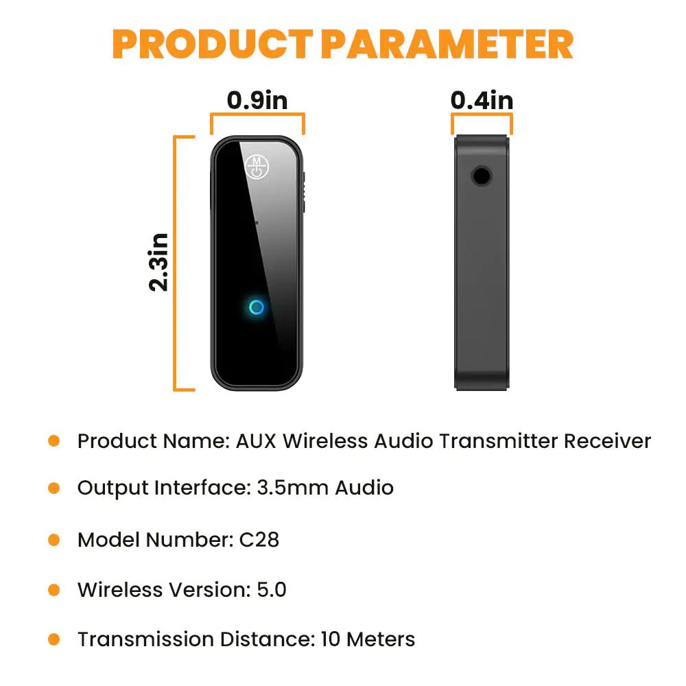 2 In 1 Bluetooth 5.0 USB Wireless Transmitter - KB General Store