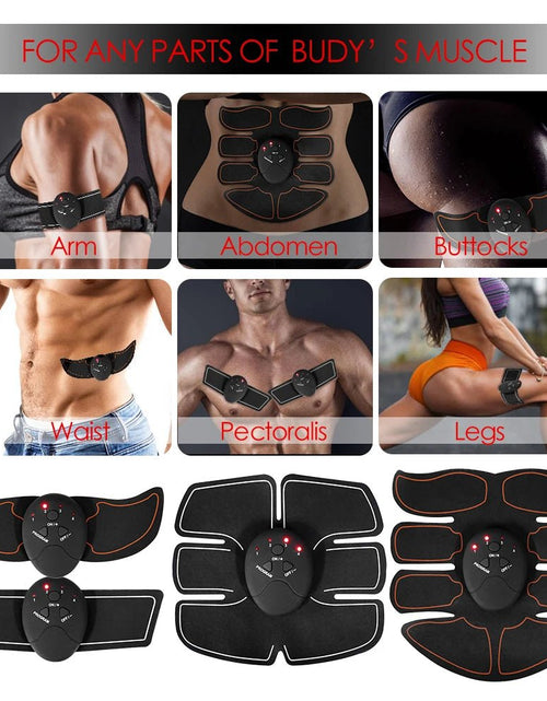 Load image into Gallery viewer, Abdominal Muscle Stimulator Trainer EMS Abs Fitness Equipment Training Gear Muscles Electrostimulator Toner Exercise At Home Gym - KB General Store
