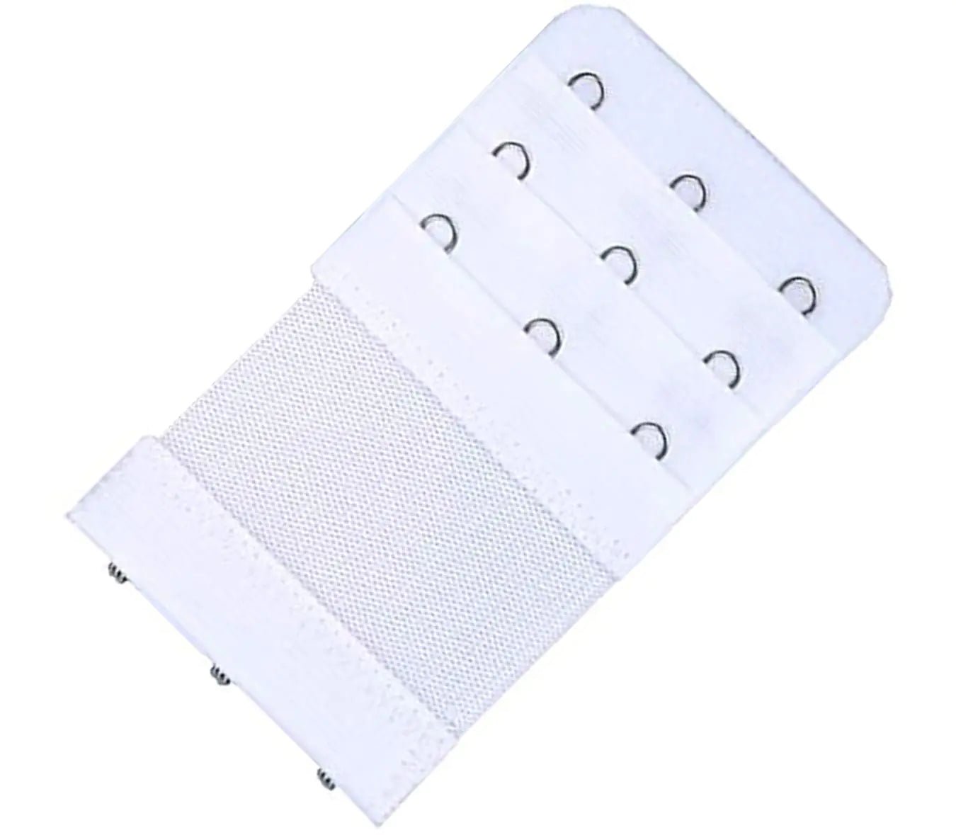 Bra Extender 3 Hooks 3 Rows Elastic Bra Band Hook Strap Extensions for Women, Pack of 4 White - KB General Store