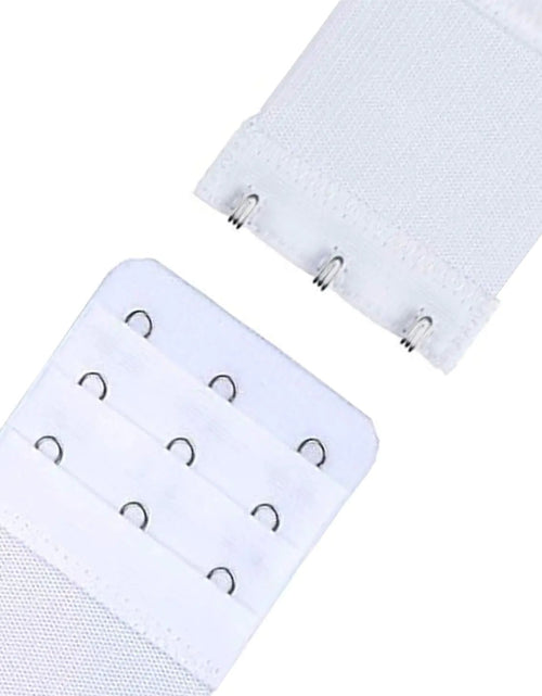 Load image into Gallery viewer, Bra Extender 3 Hooks 3 Rows Elastic Bra Band Hook Strap Extensions for Women, Pack of 4 White - KB General Store
