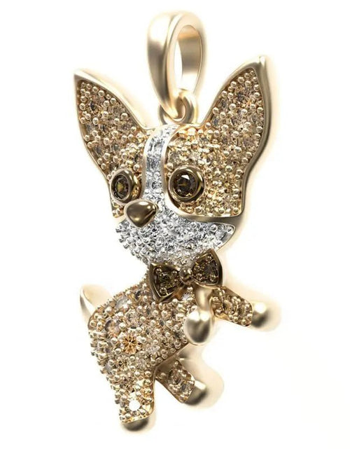 Load image into Gallery viewer, Chihuahua Dog Necklace Pendant - KB General Store
