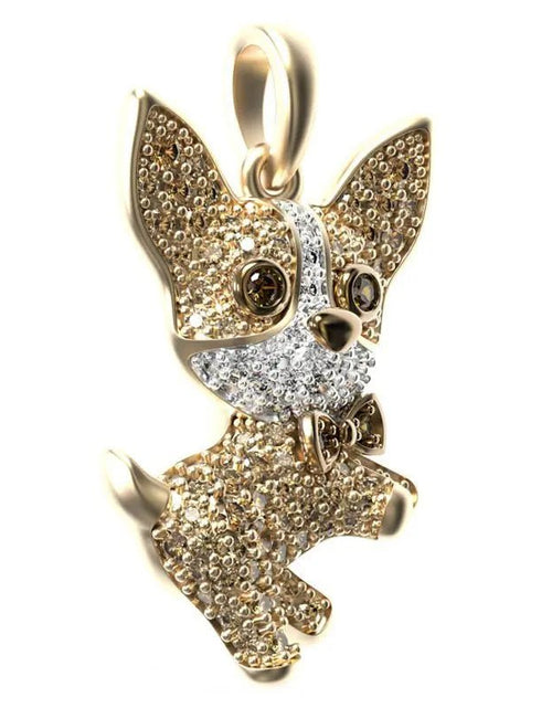 Load image into Gallery viewer, Chihuahua Dog Necklace Pendant - KB General Store
