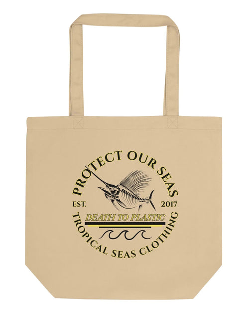 Load image into Gallery viewer, Death - to - Plastic Eco Tote Bag - KB General Store
