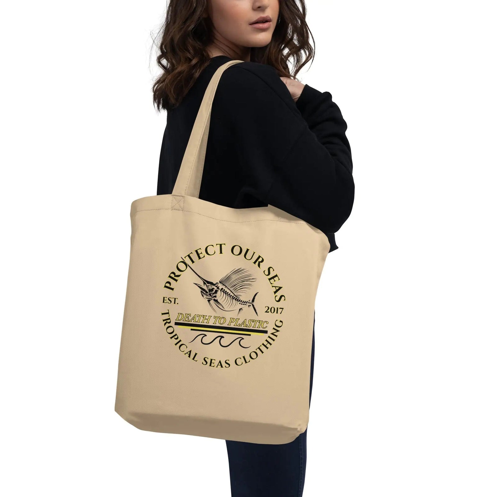 Death - to - Plastic Eco Tote Bag - KB General Store