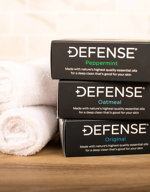 Load image into Gallery viewer, Defense Soap 5pk All Natural Tea Tree Bar Soap for Men | Made by Wrestlers with Tea Tree Oil &amp; Eucalyptus Oil to Promote Healthy Skin Classic 4.2 Ounce (Pack of 5) - KB General Store
