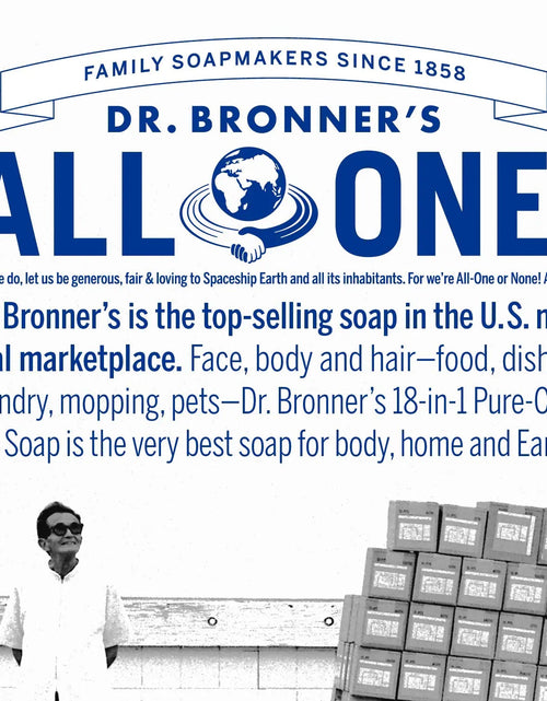 Load image into Gallery viewer, Dr. Bronner&#39;s - Pure - Castile Bar Soap (Tea Tree, 5 ounce) - Made with Organic Oils, For Face, Body, Hair and Dandruff, Gentle on Acne - Prone Skin, Biodegradable, Vegan, Non - GMO 5 Ounce (Pack of 1) - KB General Store
