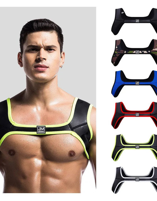 Load image into Gallery viewer, Harnessvest, Neoprene, Protective Gear, Fitness, Fitness Leggings, Exercise &amp; Fitness, Fitness Top, Gay, Chestshoulderstrap - KB General Store
