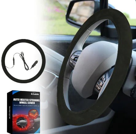 Load image into Gallery viewer, Heated Steering Wheel Cover - KB General Store
