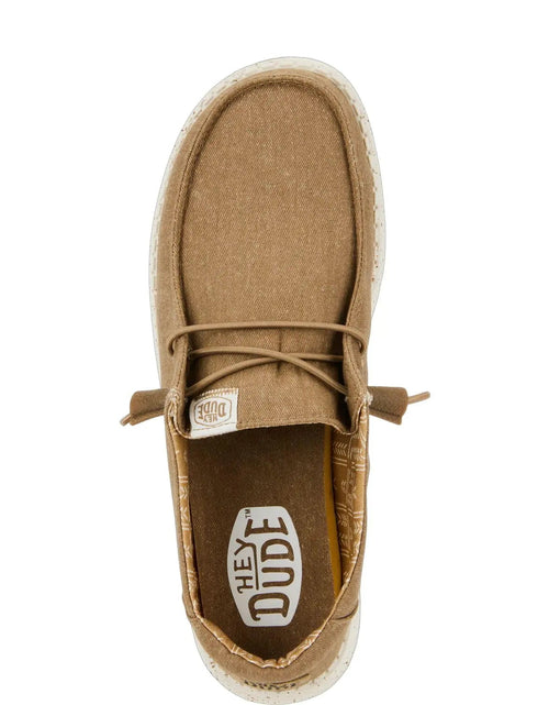 Load image into Gallery viewer, Hey Dude Women&#39;s Wendy Canvas | Women&#39;s Shoes | Women&#39;s Slip On Loafers | Comfortable &amp; Light - Weight 10 Taupe - KB General Store
