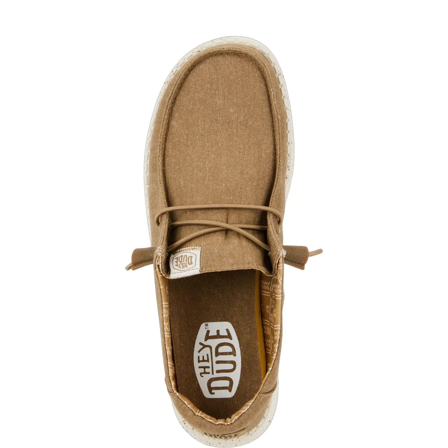 Hey Dude Women's Wendy Canvas | Women's Shoes | Women's Slip On Loafers | Comfortable & Light - Weight 10 Taupe - KB General Store