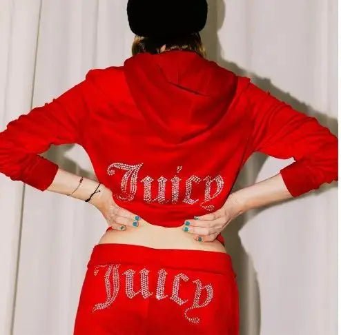 Cargue la imagen en el visor de la galería, Juicy Sweatshirt and Pants with Diamonds - KB General Store
