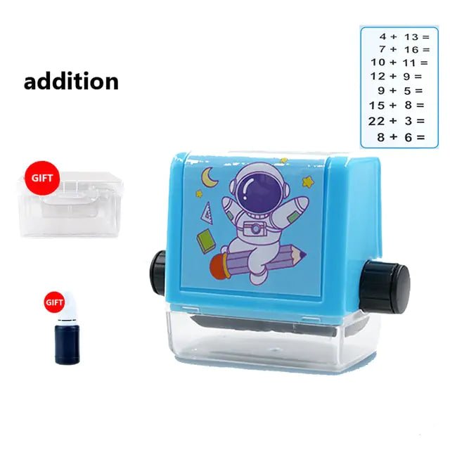 Mathematics Practice Number Rolling Stamp - KB General Store