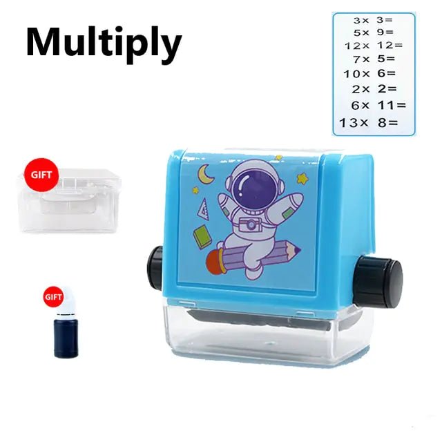 Mathematics Practice Number Rolling Stamp - KB General Store