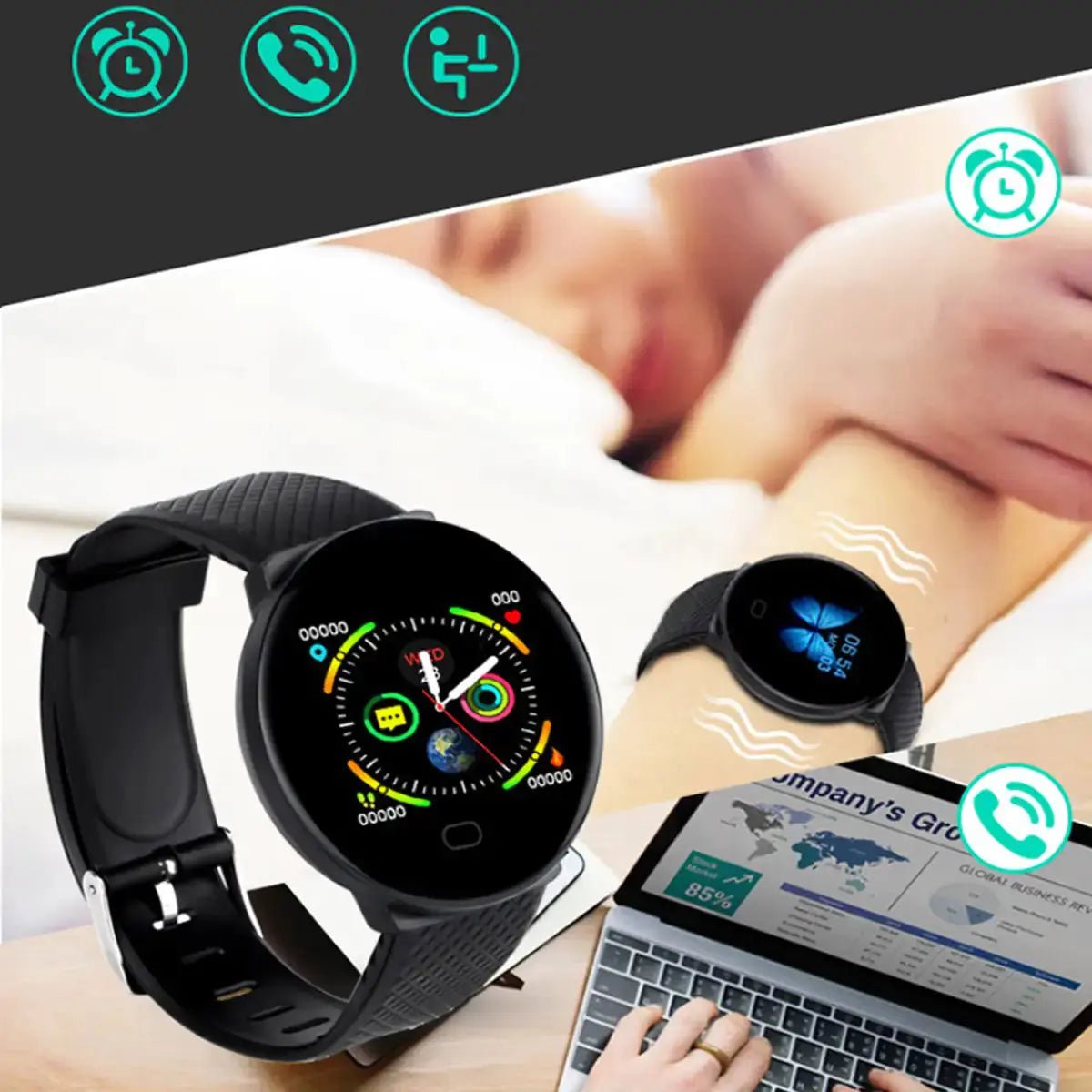 Papillon Sports Bracelet Smart Watch - KB General Store