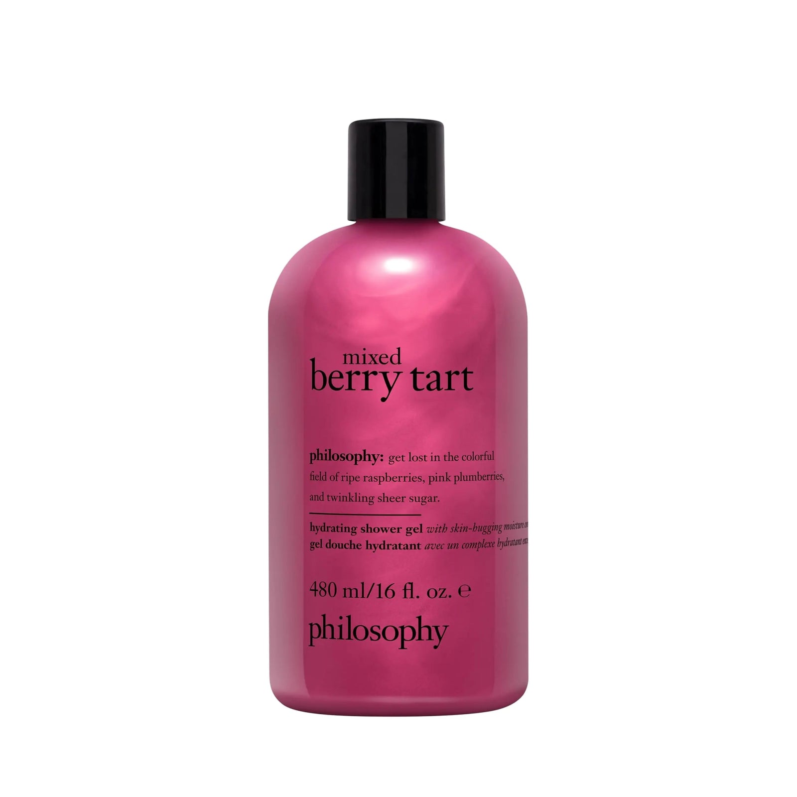 philosophy scent - sational 3 - in - 1 shampoo, shower gel & bubble bath - luxurious rich & lathering formula - skin is left soft & moisturized - hair is left clean & conditioned mixed berry tart 16 Fl Oz (Pack of 1) - KB General Store