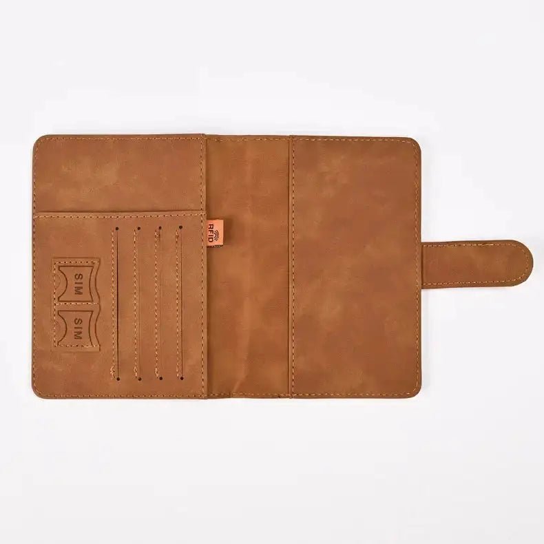 PU Leather Passport and Card Holder - KB General Store