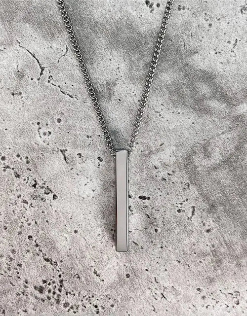 Cargue la imagen en el visor de la galería, Rectangle Pendant Necklace - KB General Store
