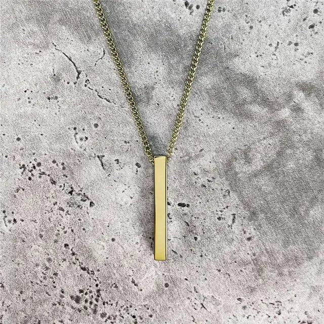 Rectangle Pendant Necklace - KB General Store