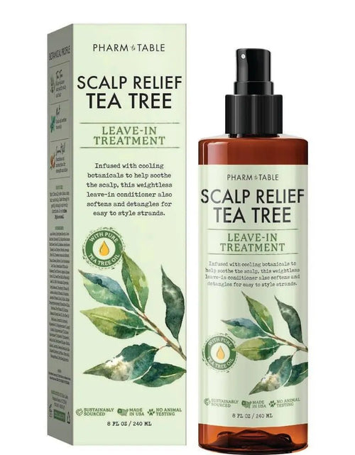 Load image into Gallery viewer, Scalp Relief Tea Tree Leave - In Conditioner, Relieve Itchy, Dry Scalp, Detangles Hair, 240ml/8 fl oz Invigorating tea tree and fresh mint 8 Fl Oz (Pack of 1) - KB General Store
