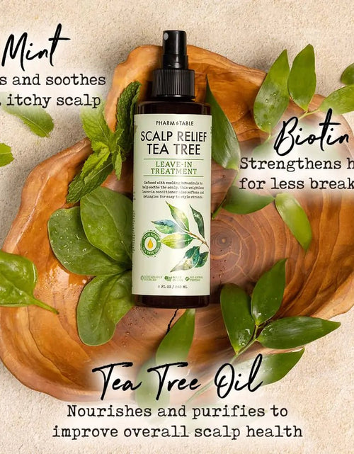 Load image into Gallery viewer, Scalp Relief Tea Tree Leave - In Conditioner, Relieve Itchy, Dry Scalp, Detangles Hair, 240ml/8 fl oz Invigorating tea tree and fresh mint 8 Fl Oz (Pack of 1) - KB General Store
