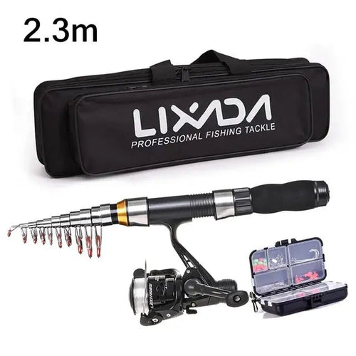 Load image into Gallery viewer, Telescopic Fishing Rod Combo - KB General Store
