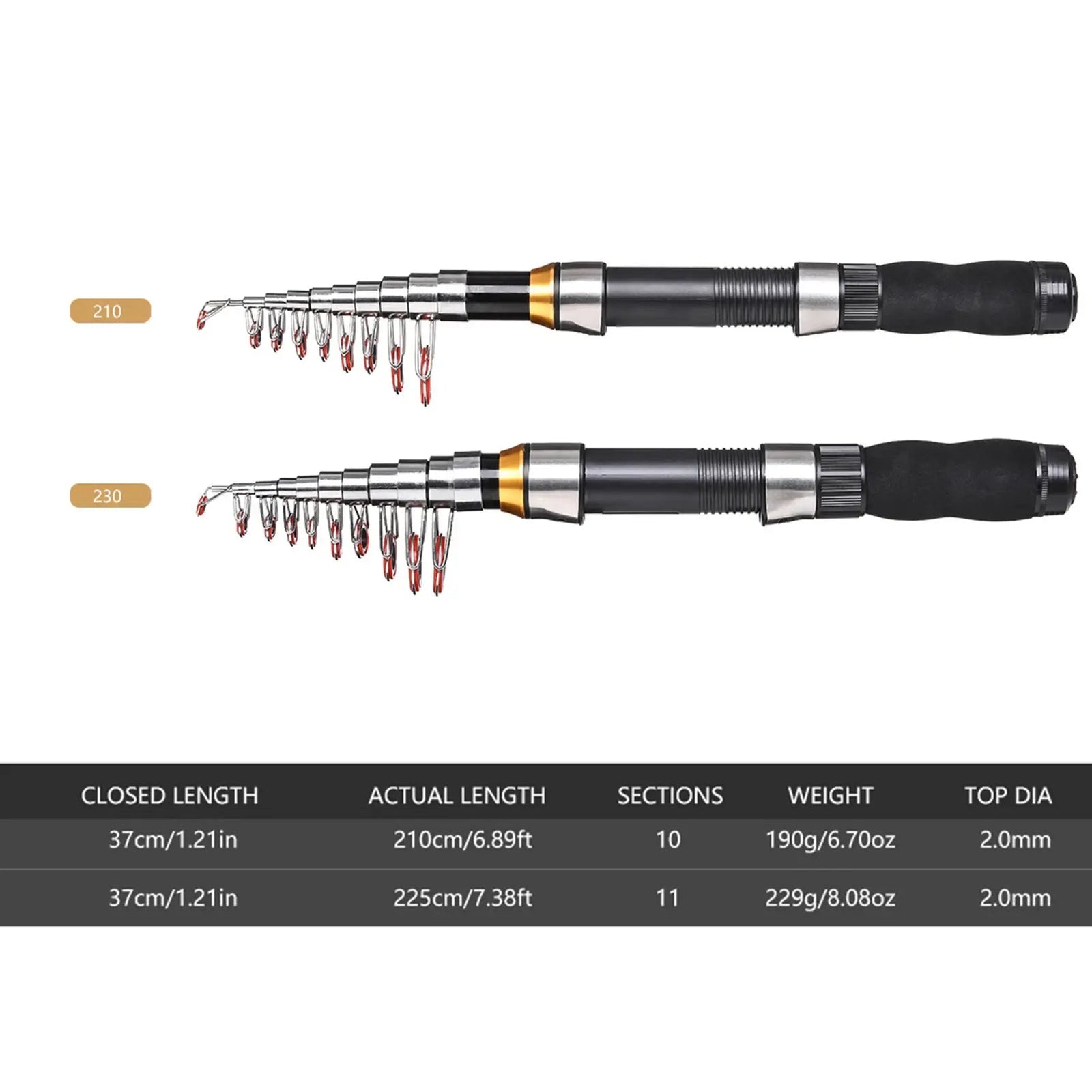 Telescopic Fishing Rod Combo - KB General Store