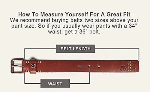 Load image into Gallery viewer, Timberland Men&#39;s 35mm Classic Buckle Leather Belt for Jeans 38 Brown - KB General Store
