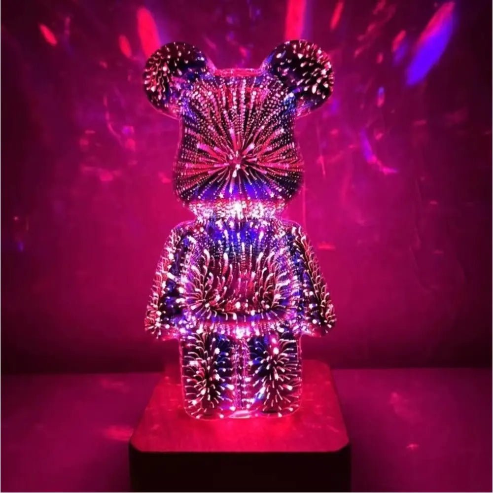 3D Bear Firework Light Lamp - KB General Store