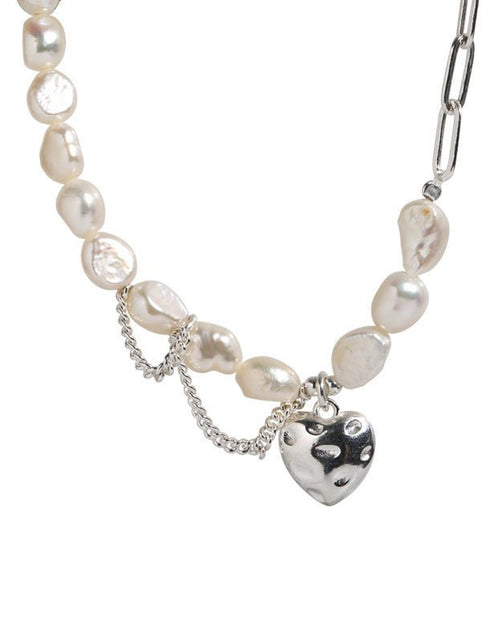 Load image into Gallery viewer, Asymmetry Chain Pearls Necklace - KB General Store
