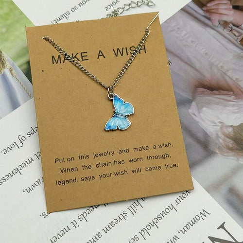 Cargue la imagen en el visor de la galería, Butterfly Pendant Necklace - KB General Store
