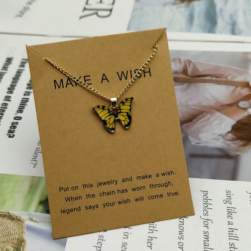 Cargue la imagen en el visor de la galería, Butterfly Pendant Necklace - KB General Store
