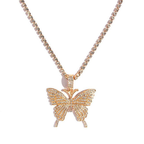 Load image into Gallery viewer, Butterfly Pendant Necklace - KB General Store
