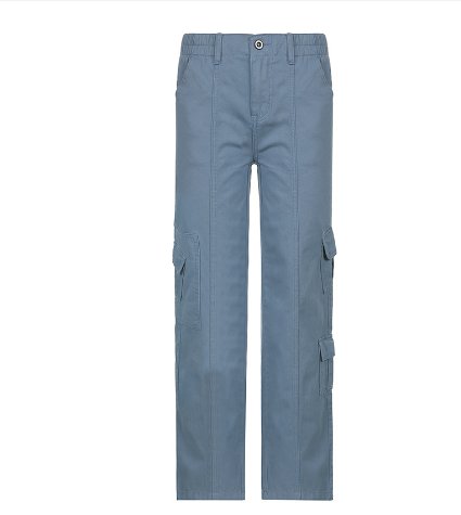 Cargo Solid Baggy Pants - KB General Store