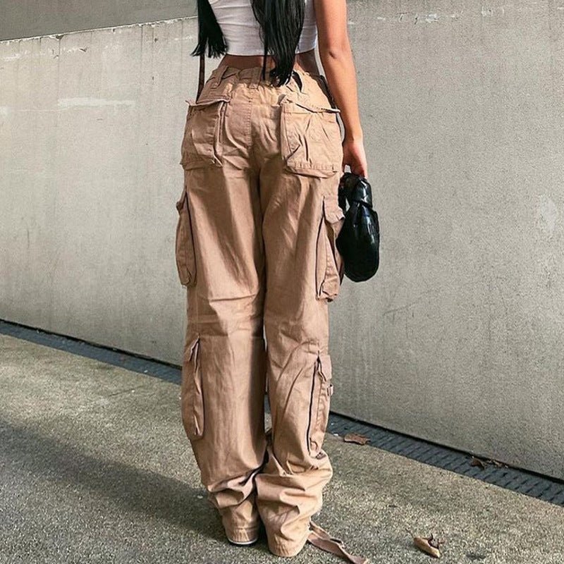 Cargo Solid Baggy Pants - KB General Store