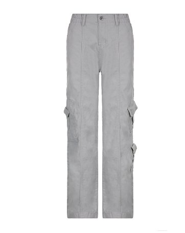 Cargo Solid Baggy Pants - KB General Store