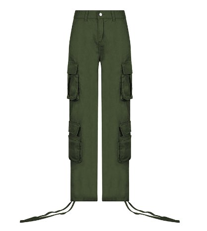 Cargo Solid Baggy Pants - KB General Store