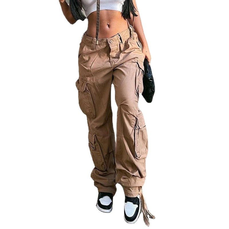 Cargo Solid Baggy Pants - KB General Store