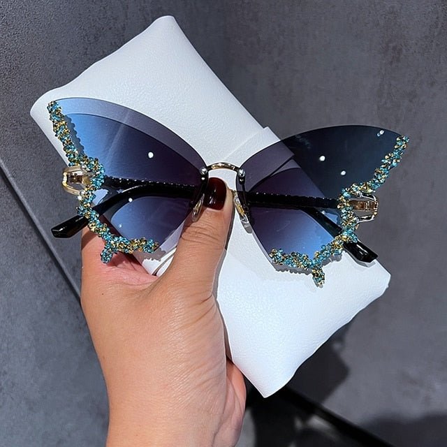 Diamond Butterfly Sunglasses - KB General Store