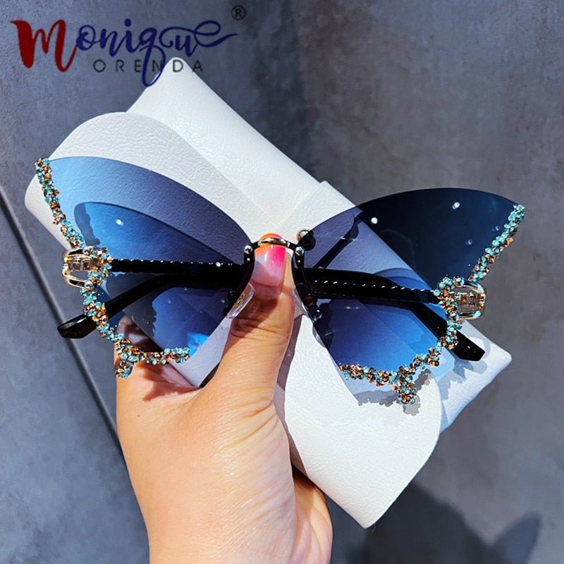 Diamond Butterfly Sunglasses - KB General Store