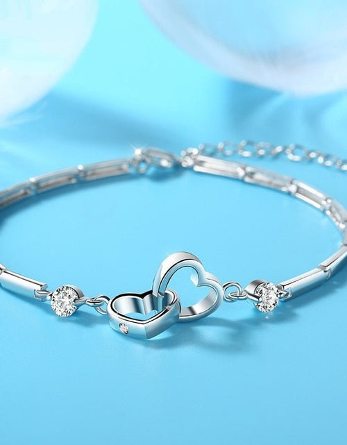 Load image into Gallery viewer, Double Heart Bracelet - KB General Store
