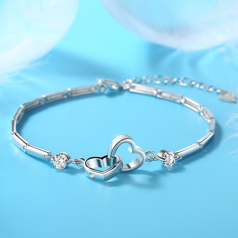 Double Heart Bracelet - KB General Store