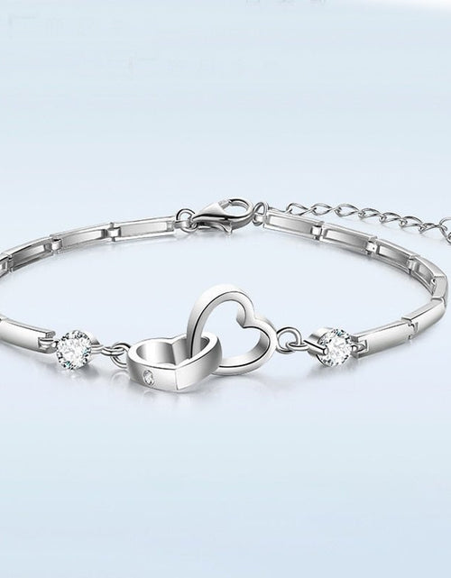 Load image into Gallery viewer, Double Heart Bracelet - KB General Store
