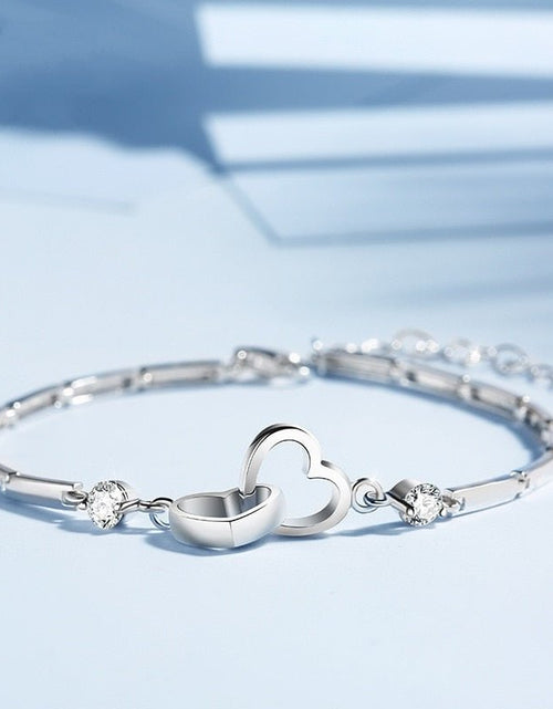 Load image into Gallery viewer, Double Heart Bracelet - KB General Store
