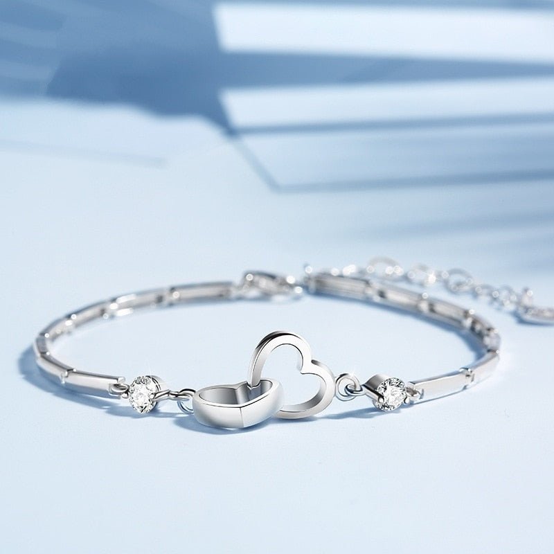 Double Heart Bracelet - KB General Store