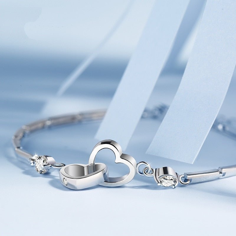 Double Heart Bracelet - KB General Store