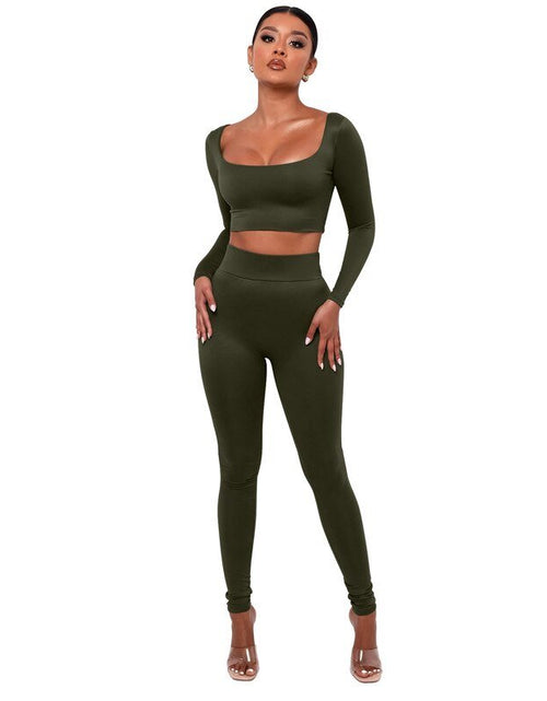 Load image into Gallery viewer, Gym Crop Tank Top Leggings Set - KB General Store
