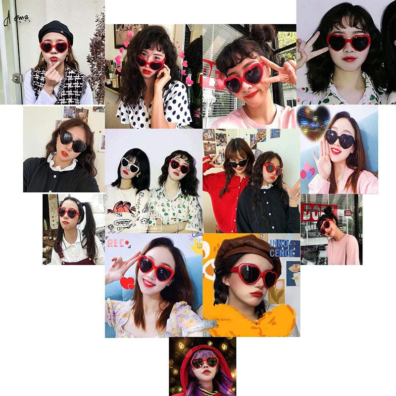 Heart Shaped Sunglasses - KB General Store