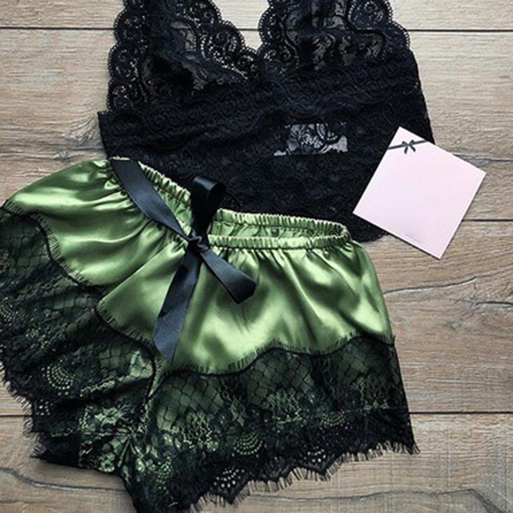 Lace Satin Sleepwear Set - KB General Store