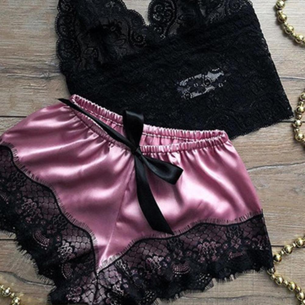 Lace Satin Sleepwear Set - KB General Store